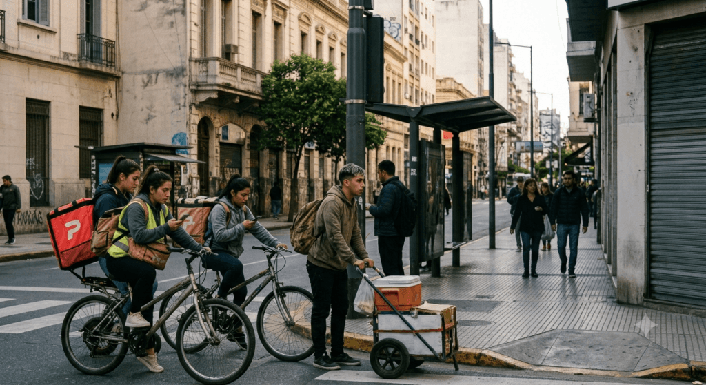 Ajuste de Milei: trabajadores con salarios insuficientes