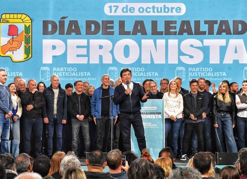Kicillof y Espinoza rindieron homenaje al peronismo en La Matanza
