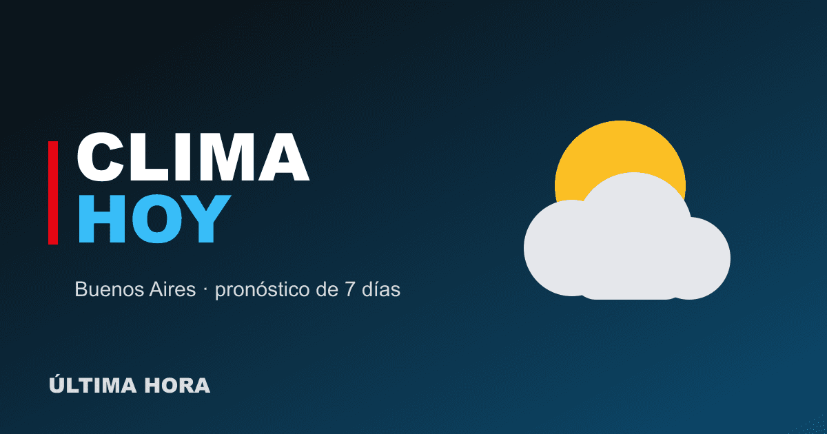 Clima en Buenos Aires hoy, sábado 17 de octubre: máxima de 13° y pronóstico de la semana