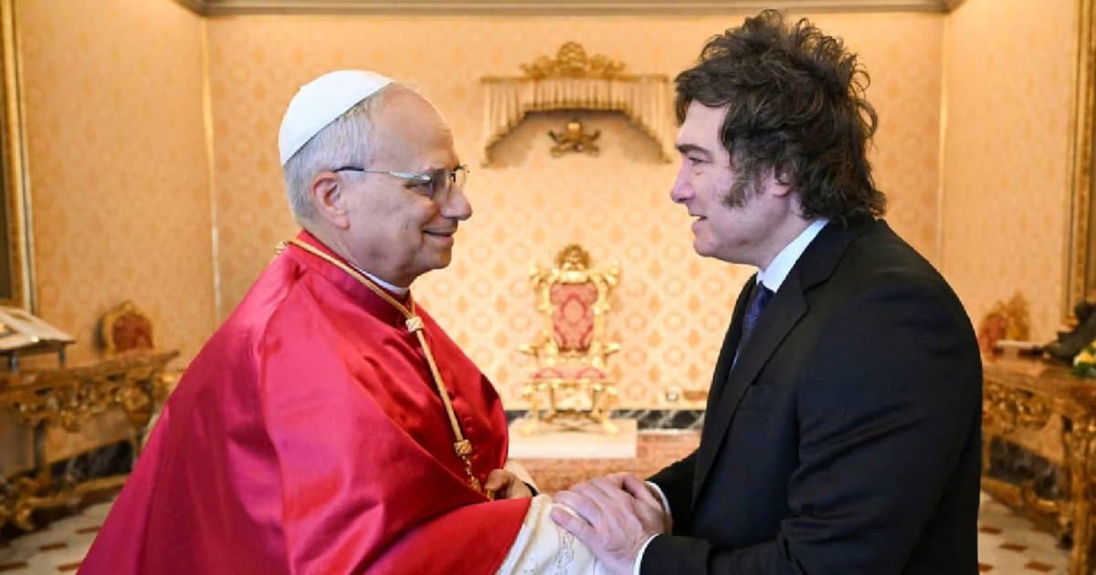 Milei se refirió a la visita del Papa León XIV